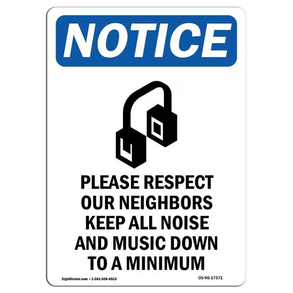 Safety Sign, OSHA Notice, 18